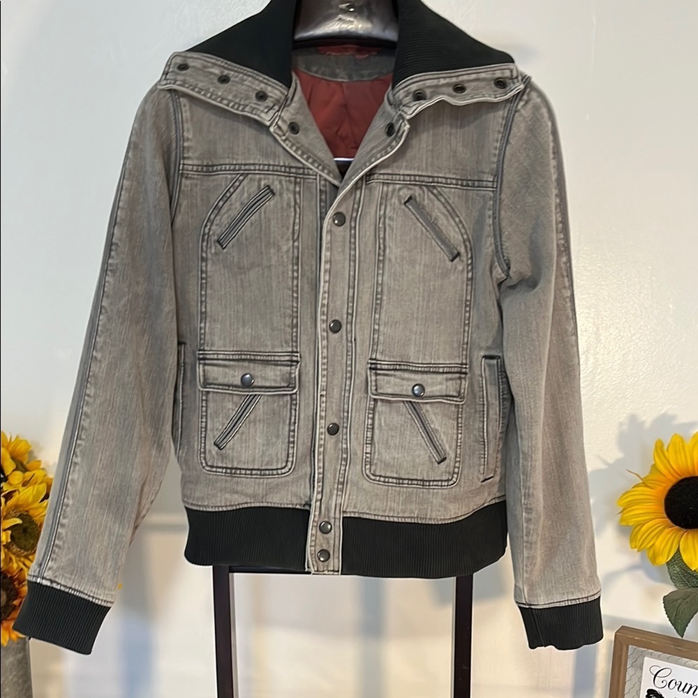 Stylish Gray Bomber Jacket for Men